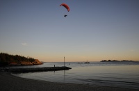 Paragliding sjøsanden