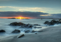 Solnedgang å Havika