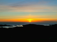 Solnedgang over Lindesneshalvøya