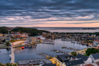 Kveld over Mandal havn2