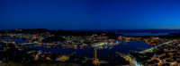 Kveldslysene i Mandals panorama